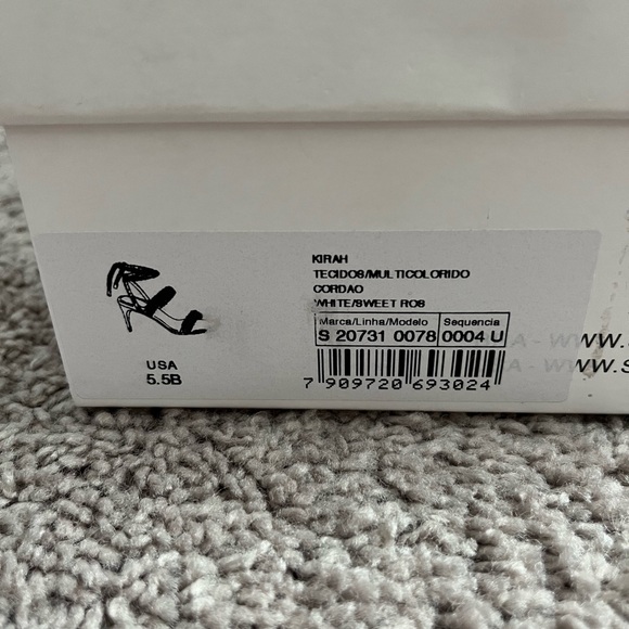 NWT Schutz Kirah Sandal in Nude & Cream - Picture 7 of 7